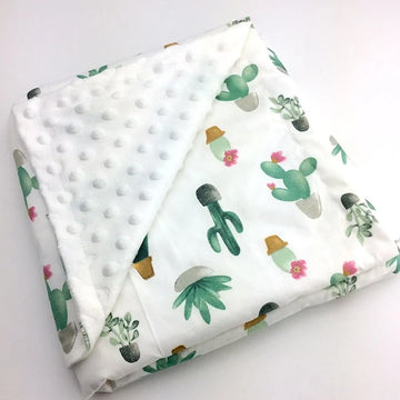 Whether it's nap time, story time, or simply cuddle time on the couch, our blanket is the perfect size to keep your baby warm and snug. Its plush texture ensures that every moment is filled with comfort and warmth.