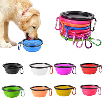 Collapsible Pet Bowl :Simplify feeding and watering your pet on the go with our Collapsible Pet Bowl! Crafted from high-quality silicone, this bowl is not only environmentally friendly and harmless but also incredibly easy to clean.