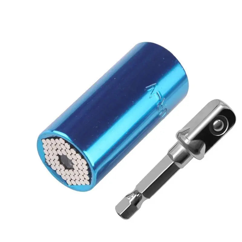 Universal Torque Wrench, 7-19Mm Socket Head Multi-Function Universal Socket, Universal Socket Wrench Set Hand Tool