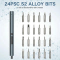 Portable Electric Screwdriver, 28-In-1Mini Electric Screwdriver Set,Rechargeable Repair Tool Kit, 24 Screwdriver Bits, Precision Screwdriver with Type-C Charging for Smartphones, Toys, Computers Multifunctional Tools