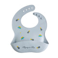 Baby Bib Waterproof Soft Silicone Scarf Summer Cute Cherry Print Adjustable Bibs Burp Cloths Baby Feeding Aprons Kids Eating