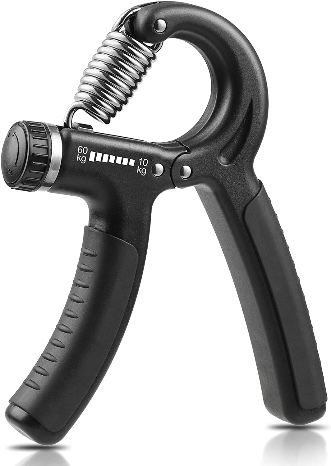 Adjustable Grip Strength Trainer - Forearm Strengthener with Resistance Range of 22-132 lbs (10-60 kg) for Musicians, Athletes, and Hand Injury Rehabilitation