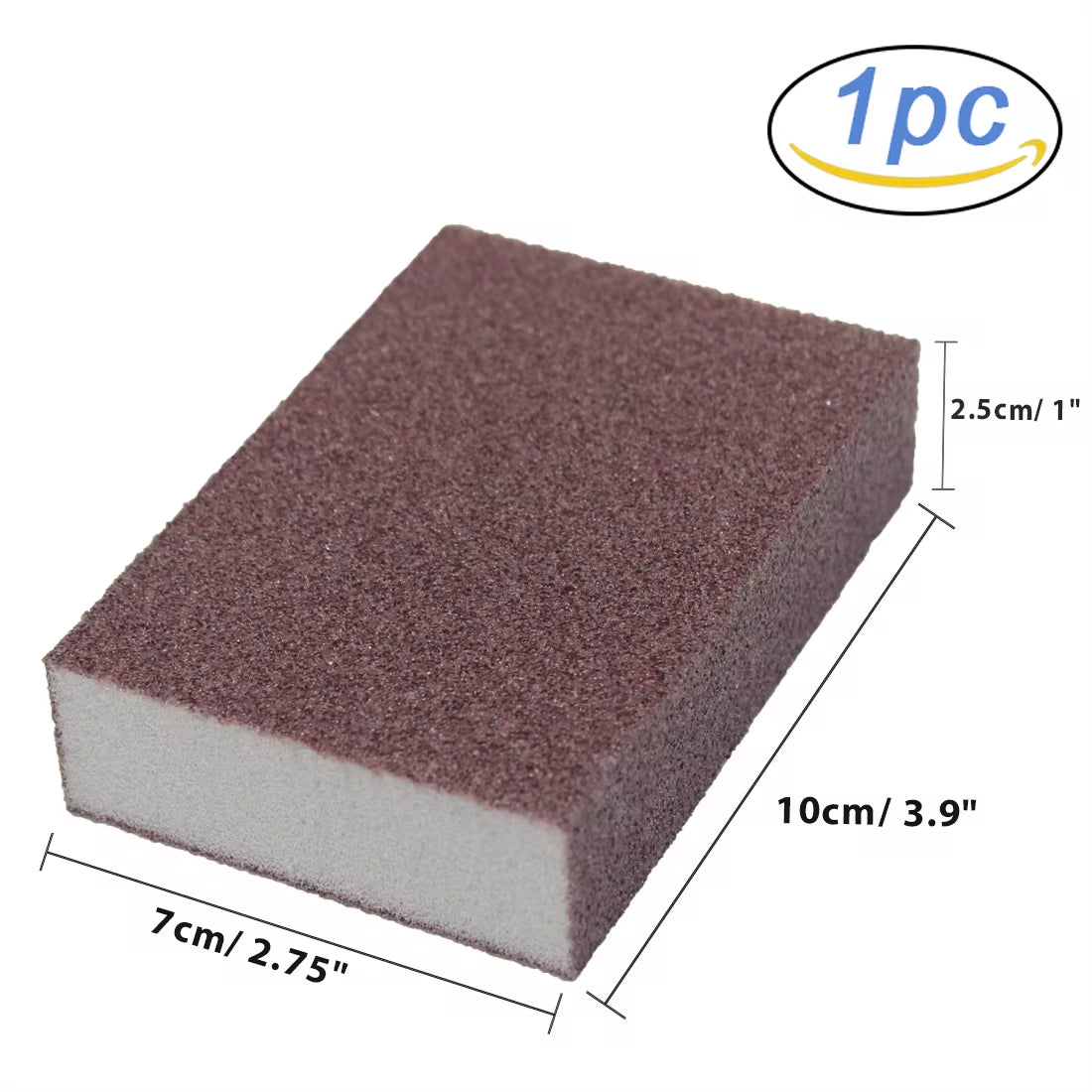 1/2/4/5/6/8Pcs Magic Sponge Eraser Carborundum Removing Rust Cleaning Brush Descaling Clean Rub for Cooktop Pot Kitchen Sponge