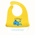 Silicone Babi Bib Waterproof Saliva Dripping Banana Bibs Cartoon Newborn Feeding Soft Edible Aprons Baby Adjustable Burp Scarf
