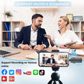 3 in 1 Dual Wireless Lavalier Microphone for Iphone/Android Phone/Camera/Laptop Plug-Play Mini Mic for Video Recording Interview