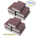 1/2/4/5/6/8Pcs Magic Sponge Eraser Carborundum Removing Rust Cleaning Brush Descaling Clean Rub for Cooktop Pot Kitchen Sponge