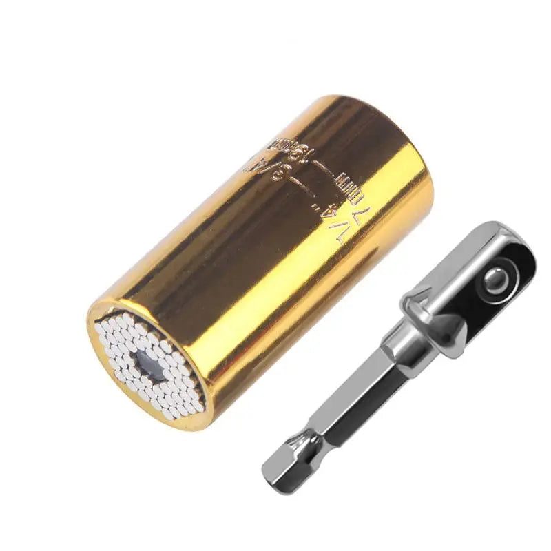 Universal Torque Wrench, 7-19Mm Socket Head Multi-Function Universal Socket, Universal Socket Wrench Set Hand Tool
