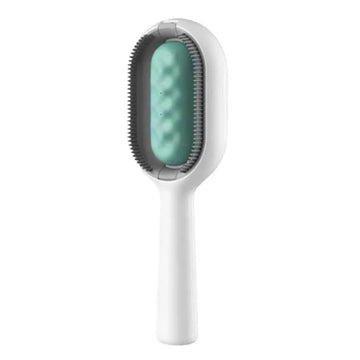 Pet Grooming Knot Remover Comb:Innovative water tank feature continuously releases water to prevent flying hair, making brushing your pet a breeze.