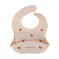 Baby Bib Waterproof Soft Silicone Scarf Summer Cute Cherry Print Adjustable Bibs Burp Cloths Baby Feeding Aprons Kids Eating