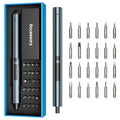 Portable Electric Screwdriver, 28-In-1Mini Electric Screwdriver Set,Rechargeable Repair Tool Kit, 24 Screwdriver Bits, Precision Screwdriver with Type-C Charging for Smartphones, Toys, Computers Multifunctional Tools