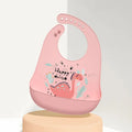 Silicone Babi Bib Waterproof Saliva Dripping Banana Bibs Cartoon Newborn Feeding Soft Edible Aprons Baby Adjustable Burp Scarf