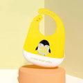 Silicone Babi Bib Waterproof Saliva Dripping Banana Bibs Cartoon Newborn Feeding Soft Edible Aprons Baby Adjustable Burp Scarf
